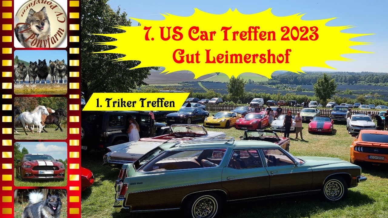 7. US Car Treffen Gut Leimershof 2023 / 1. Triker Treffen - Oldtimer, Harley, Mustangs und mehr...