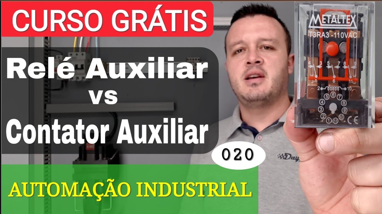 Rel&eacute; Auxiliar Industrial vs Contator Auxiliar. Quais principais Diferen&ccedil;as e Vantagens Entre Eles