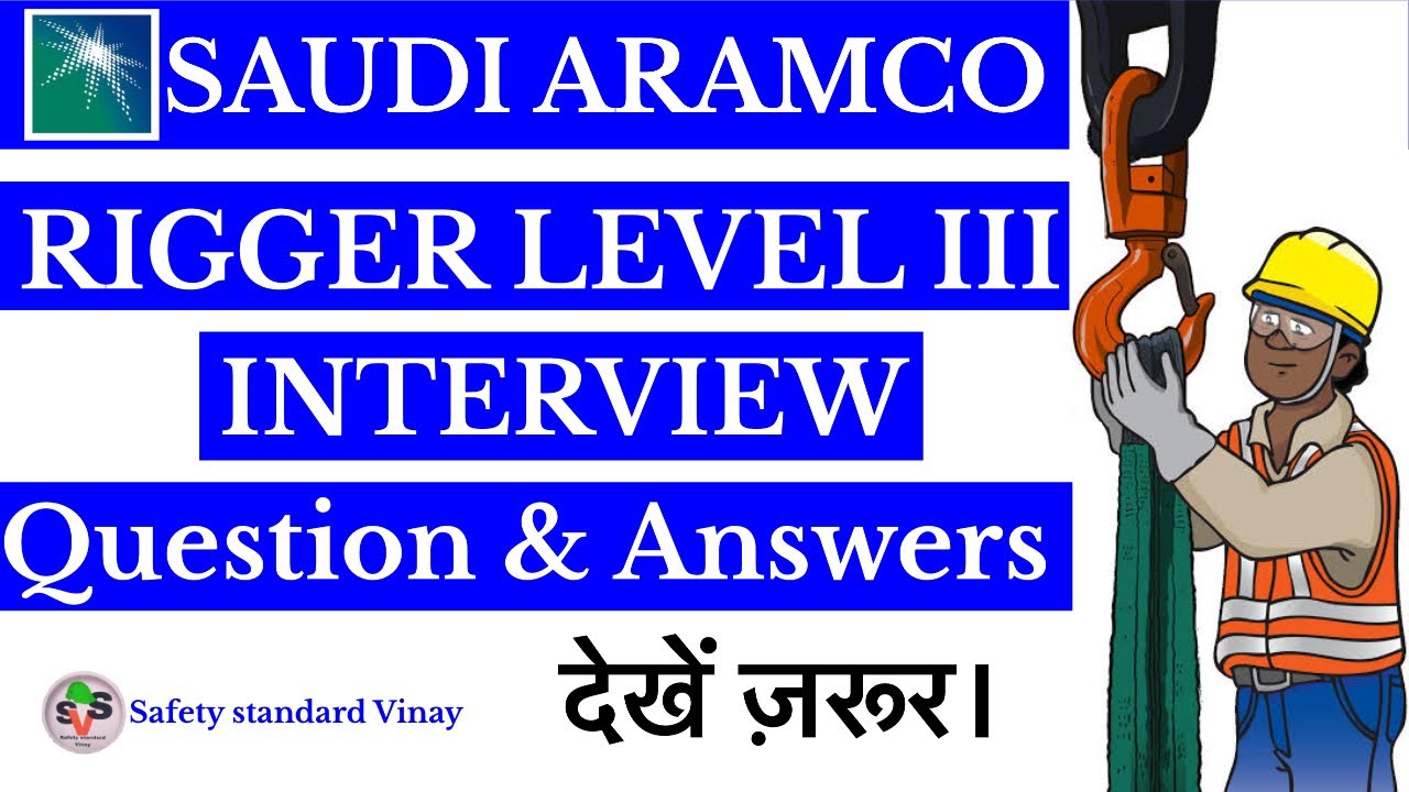 Saudi Aramco Rigger Level 3 Exam Questions & Answers. 