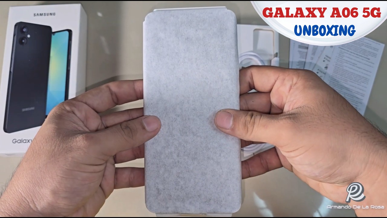 Así es el Galaxy A06 5G – Unboxing y primera configuración completa