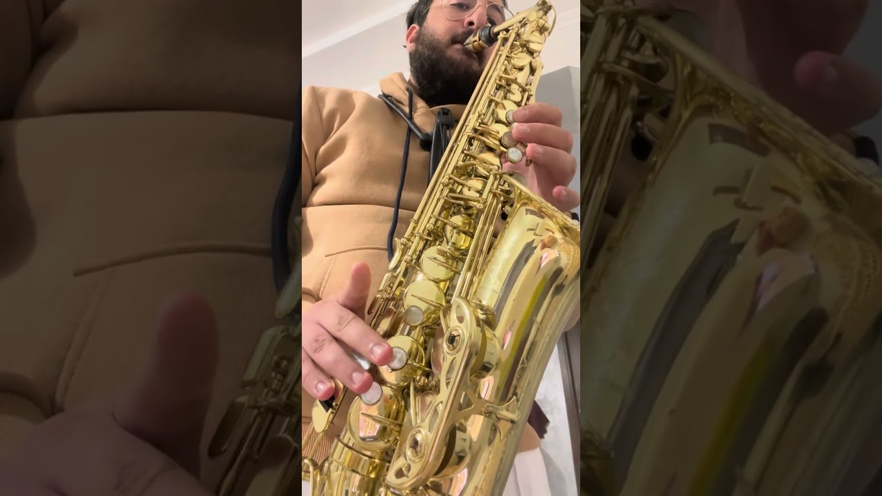 ⭕️Tutorial La saxofon 🎷 - Bătută moldovenească✅ Re major - Lecție la saxofon - 6