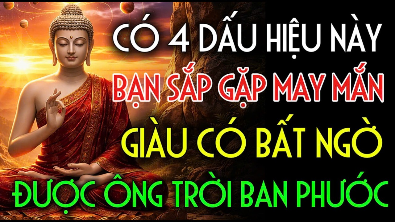 4 DẤU HIỆU NÀY XUẤT HIỆN, BẠN SẮP GẶP MAY MẮN LỚN, ĐƯỢC ÔNG TRỜI BAN PHƯỚC, Sắp Giàu Có Bất Ngờ