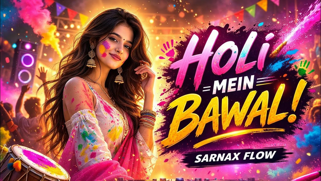 HOLI MEIN BAWAL 🔥 | Sarnax Flow | Holi Special Song 2026 | DJ Remix Party Song