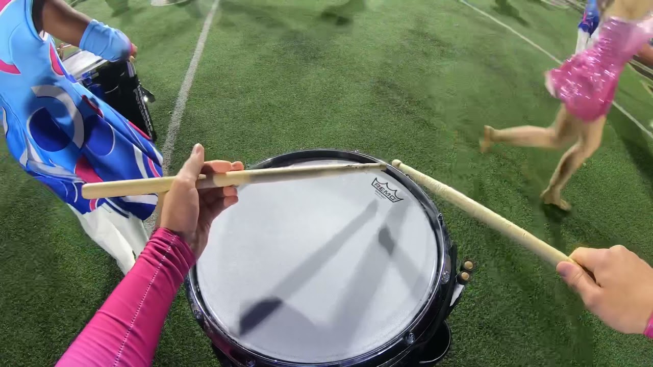 Broken Arrow Marching Band - 2021 Snare cam