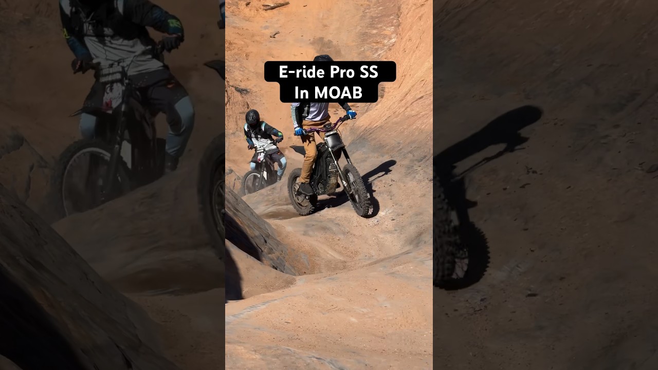 The E-ride Pro SS can go up anything! #ebike #surron #talaria #utah #moab #bike #talariasting