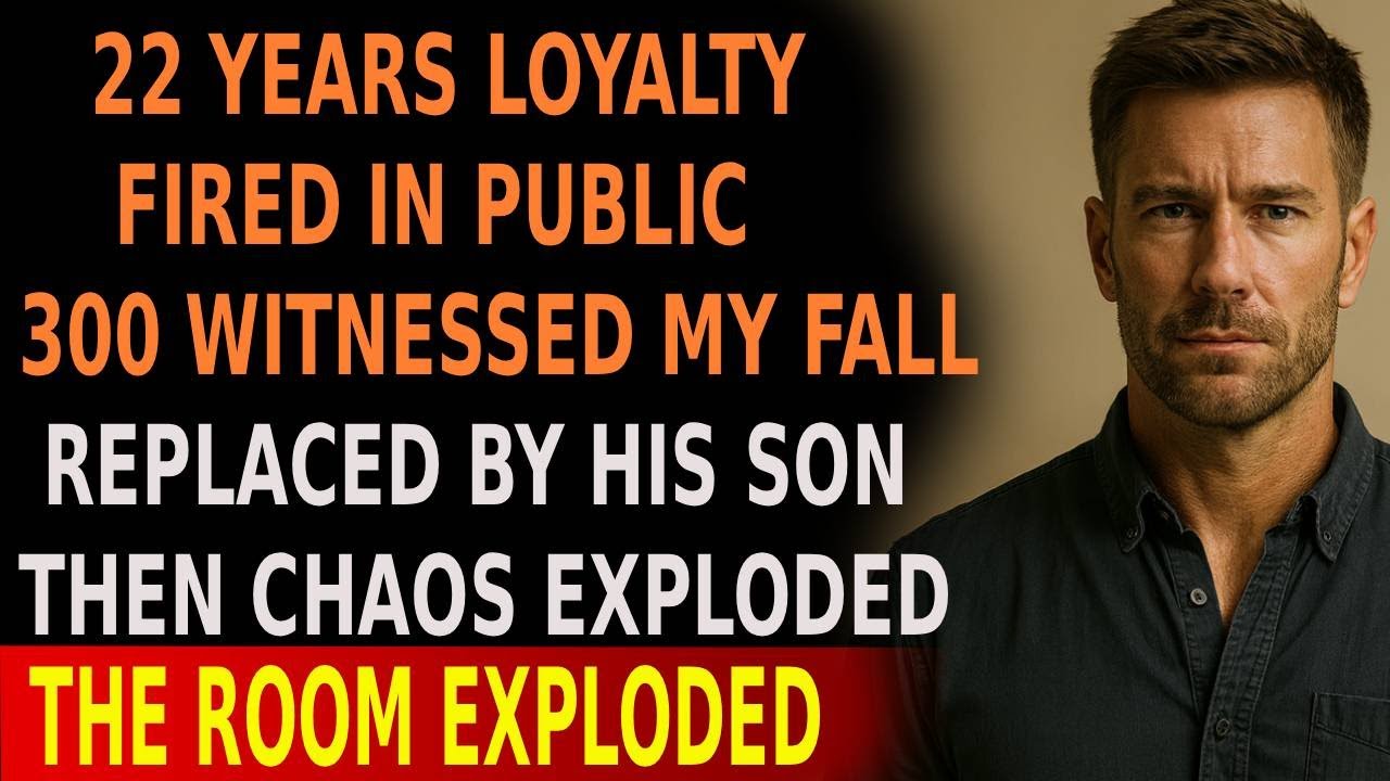 Fired in Front of 300 After 22 Years. What Happened 30 Minutes Later — Corporate Betrayal Story