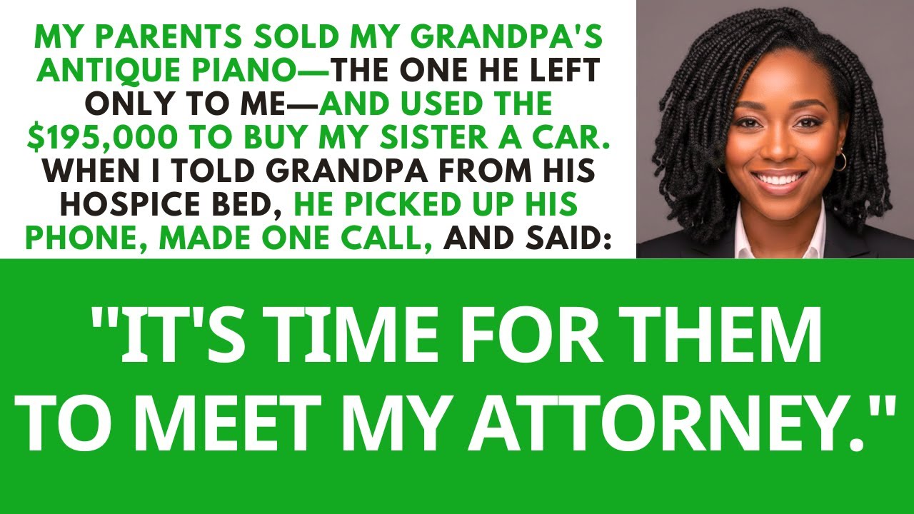 My Parents Used My Inheritance To Buy My Sister A Car—Grandpa Made One Call From His Hospice Bed…