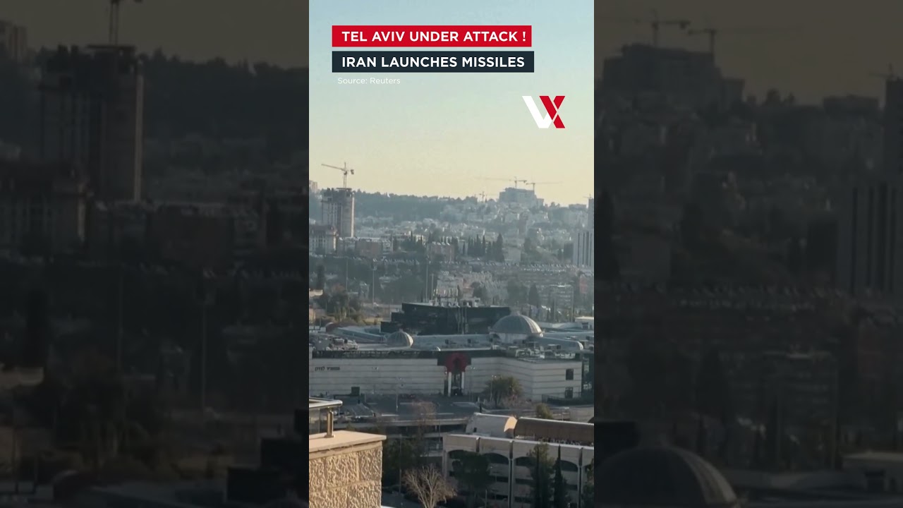 Fear Grips In Jerusalem !  Sirens Sound In Tel Aviv Amid Iranian Missile Barrage | VERTEX