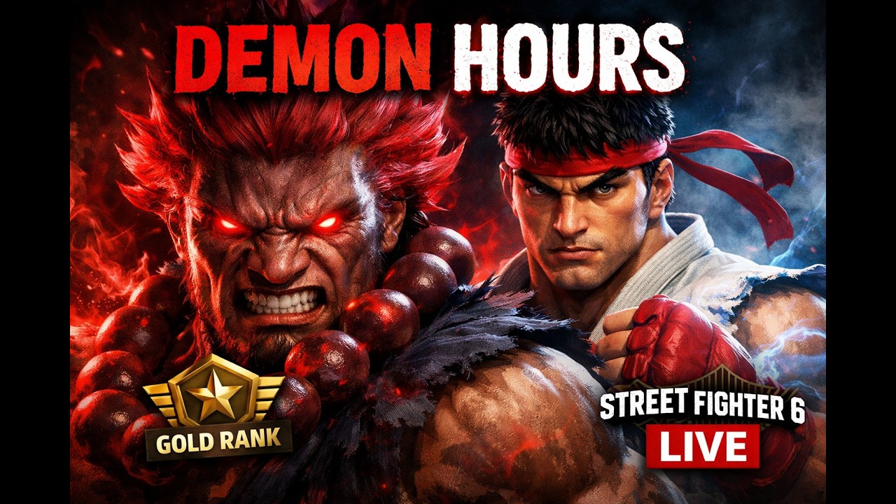 🔴 Street Fighter 6 Ranked Live | Akuma & Ryu Grind