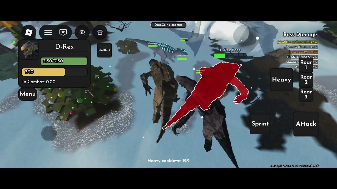 PELEA ÉPOCA CON @mr_dino-b8x CONTRA EL BOSS /Jurassic Blocky 