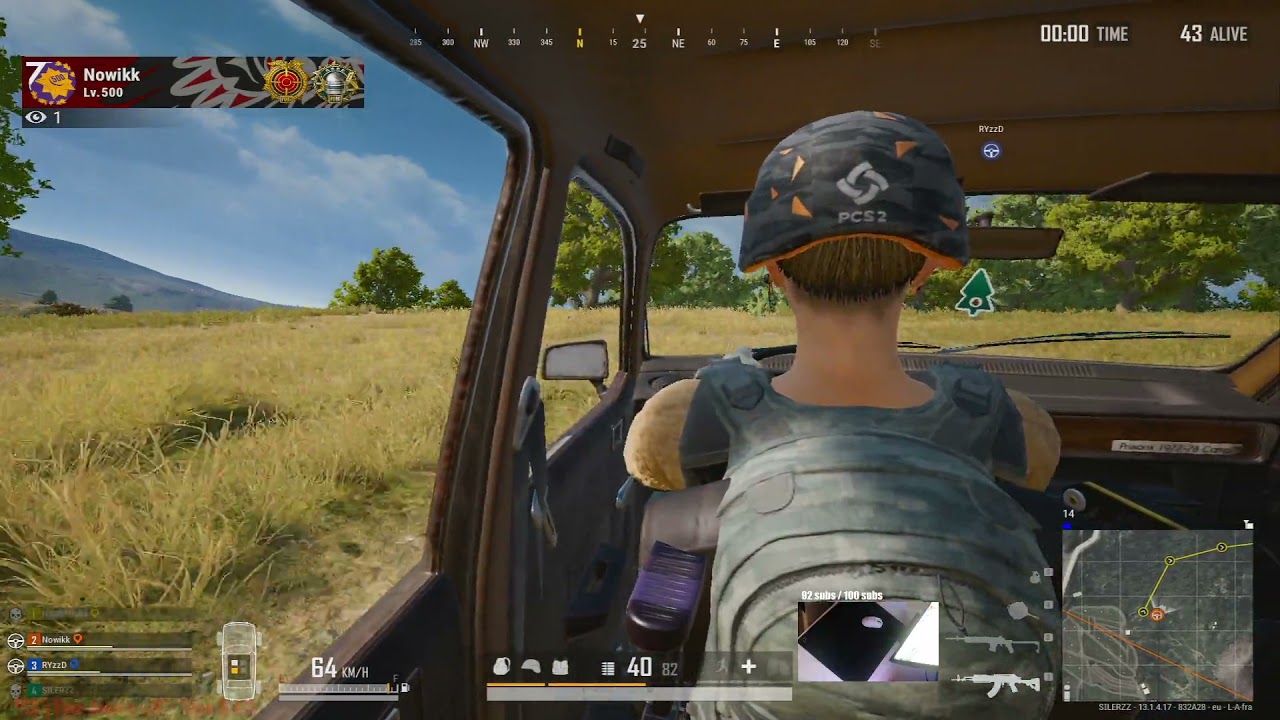 PUBG - Nowikk ranked endgame clutch, playing with SILERZZ, RYzzD and H1I2M34N