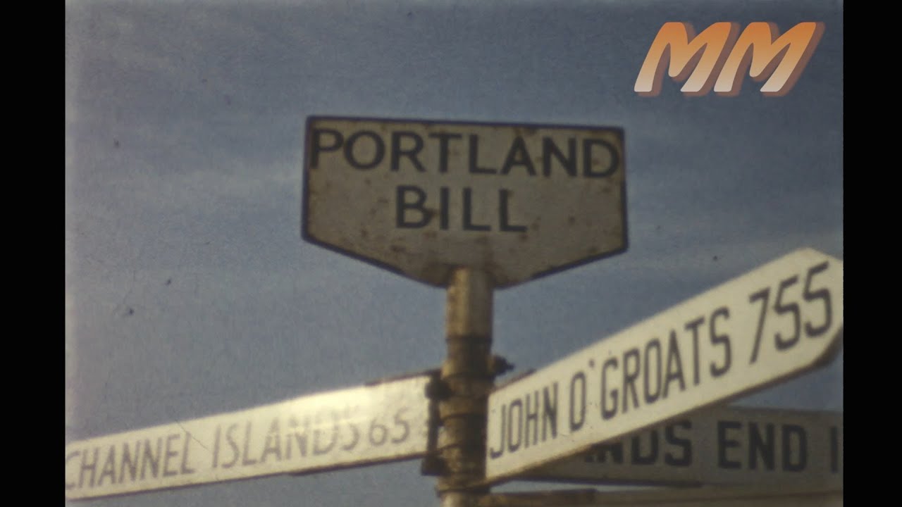 Portland Bill Dorset Holiday 1960s old cine film 224