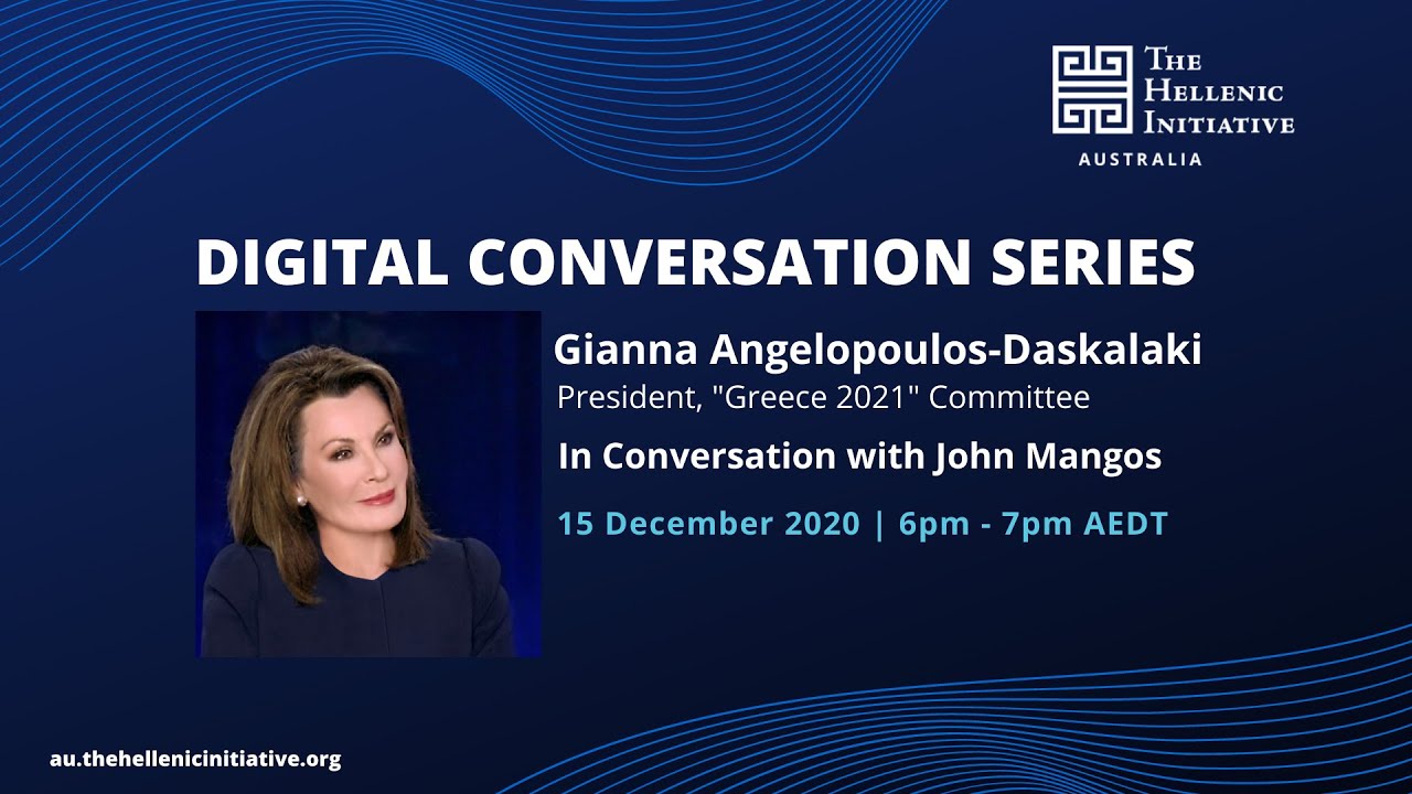 Gianna Angelopoulos-Daskalaki In Conversation with John Mangos