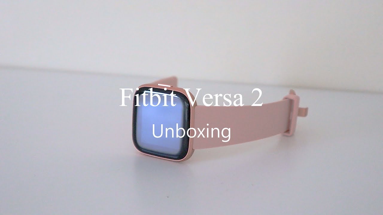 🌸Pink Fitbit Versa 2 Unboxing + Customization & Accessories