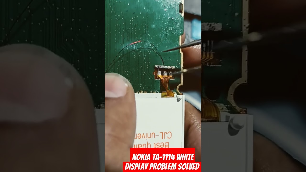 Nokia TA-1114(106) white display problem