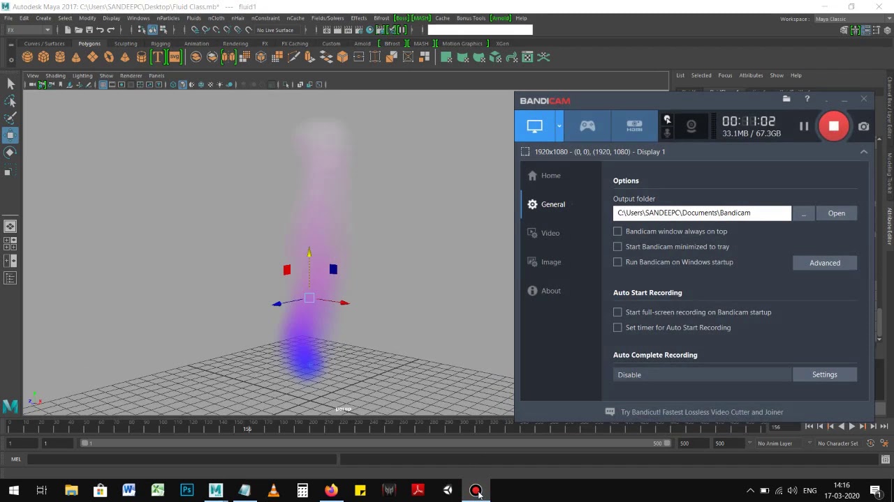 Fluid Effects in Autodesk Maya 2017
