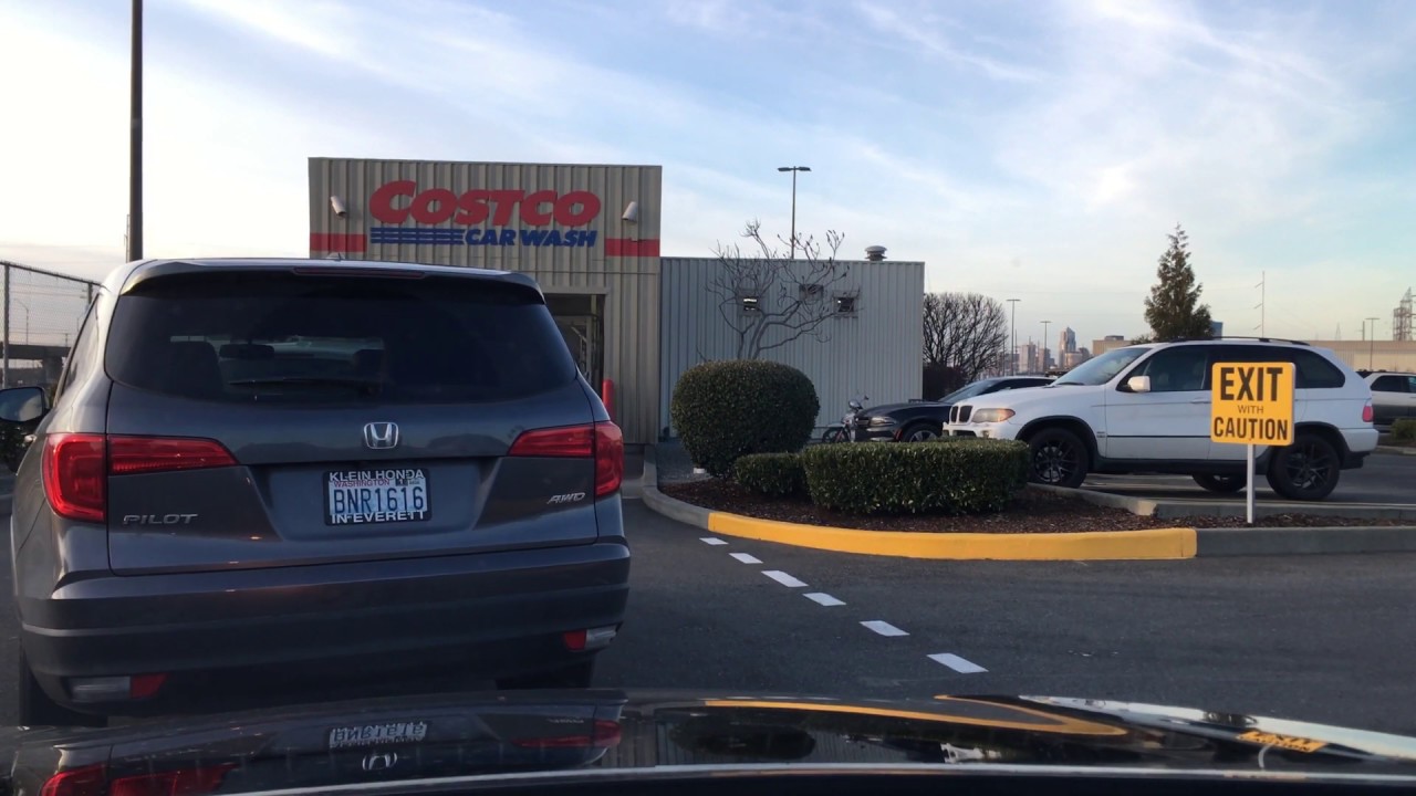 COSTCO Car Wash - Downtown Seattle 4k - Washington USA