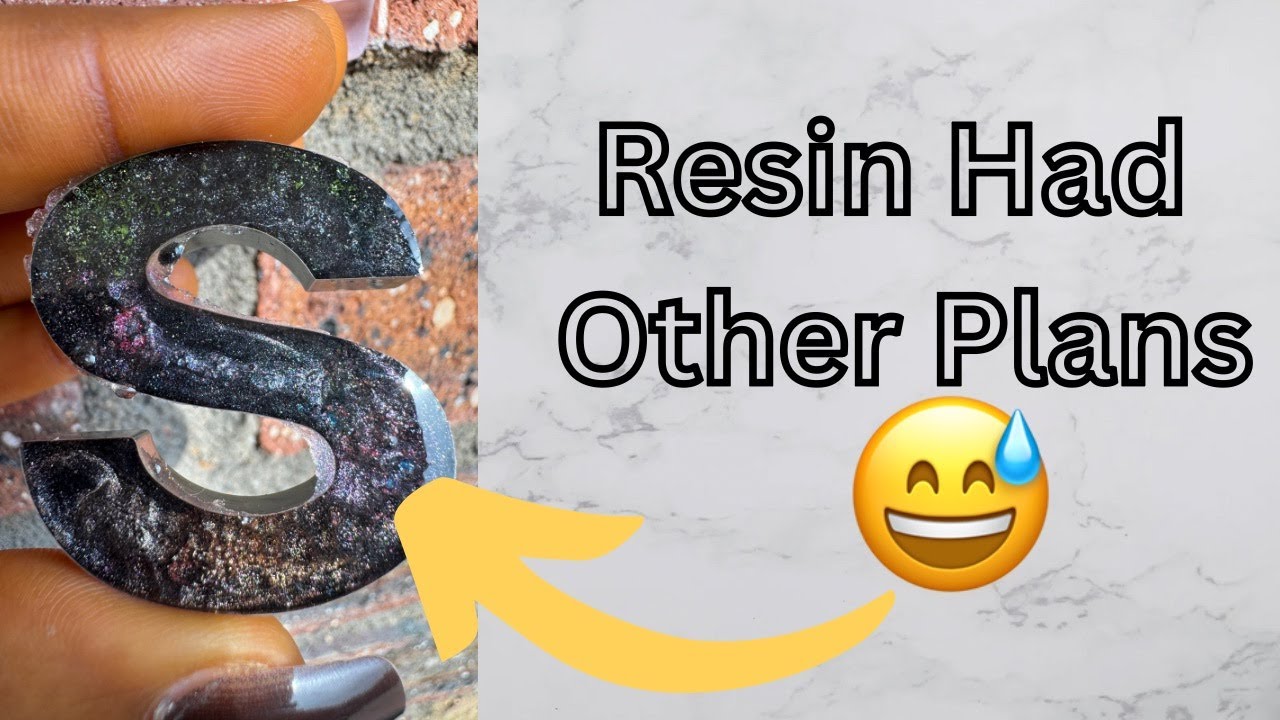 I Tried a Bubble Effect with Resin… Resin Had Other Plans 😂