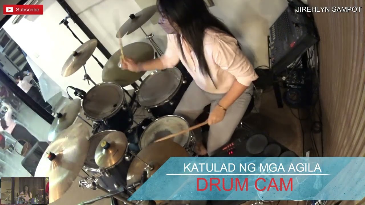 KATULAD NG MGA AGILA || DRUM CAM || DRUM COVER