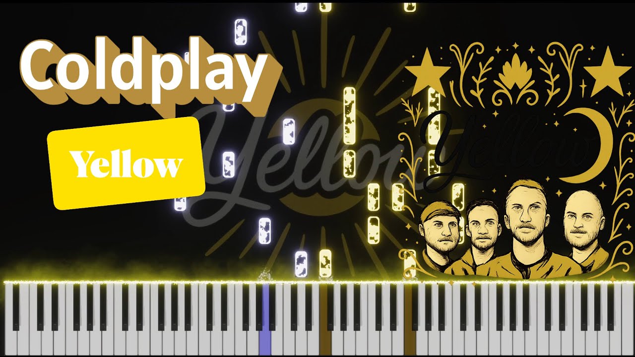 Coldplay - Yellow - Piano 