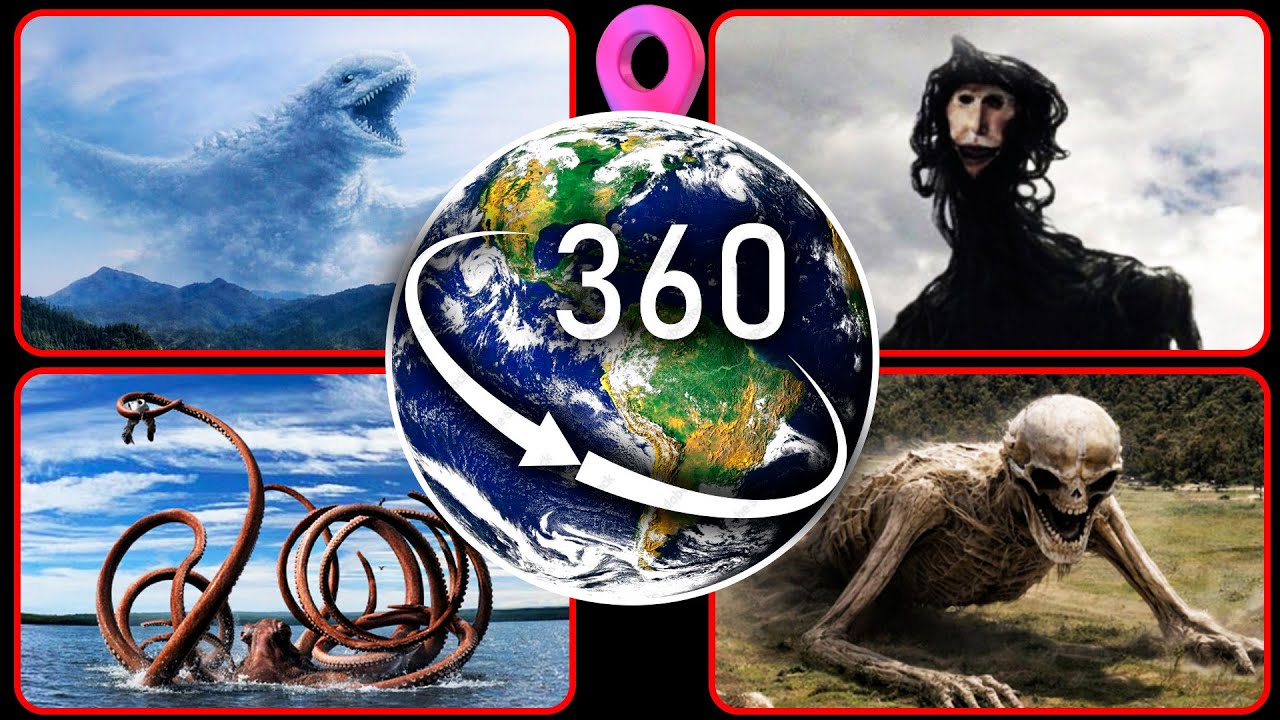 Colossal Trevor Henderson Creatures Caught on Google Earth! — VR 360°