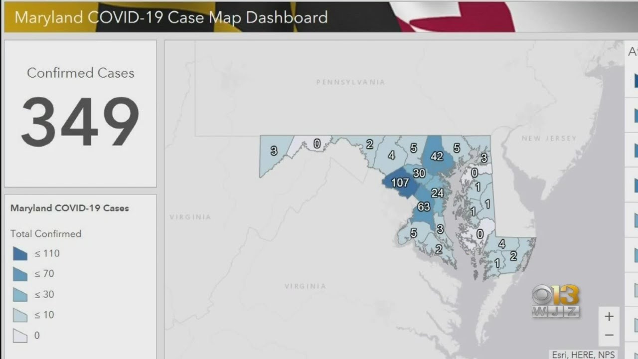 Hogan Tours Baltimore Convention Center, Soon To Become Coronavirus Field Hospital