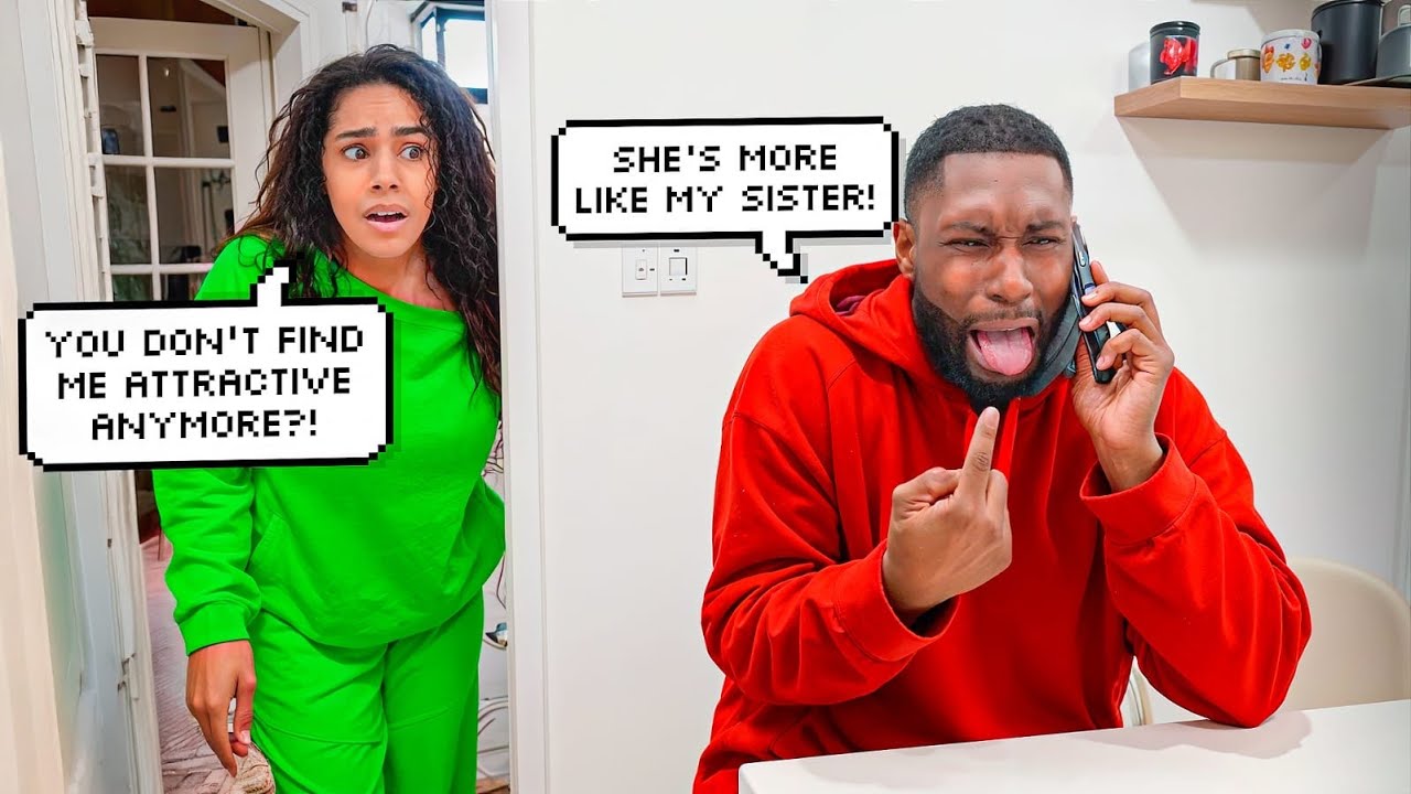 My Fiance Overhears Me Tell My Friend I'M NOT ATTRACTED TO HER PRANK! *GETS INTENSE*