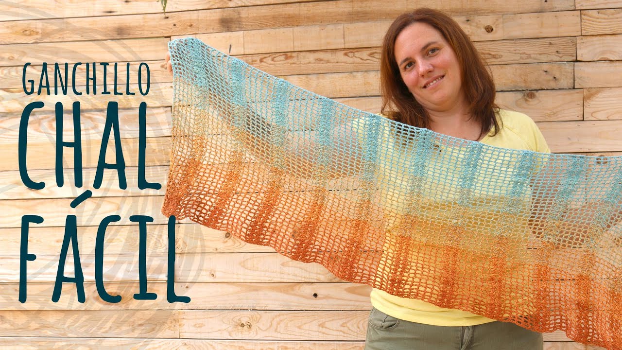 Tutorial Chal Calado Silk Degradé | Ganchillo - Crochet | Lanas y Ovillos