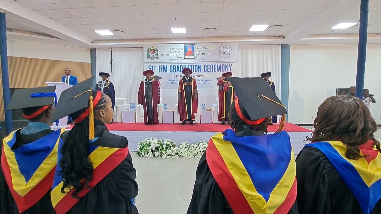 IFM-MWANZA CAMPUS 51TH GRADUATION CEREMONY, GUEST OF HONOR ENTRACE