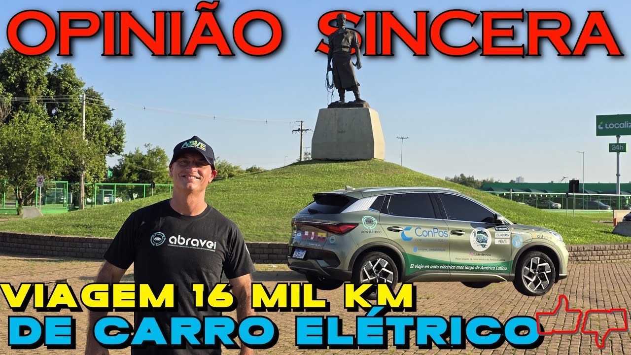 Esse MALUCO vai viajar 16 mil km de CARRO ELÉTRICO pela América do Sul! Conheça a história