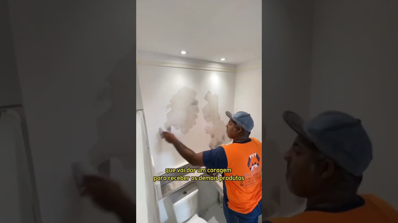 TRANSFORMA&Ccedil;&Atilde;O COM CIMENTO QUEIMADO EM AZULEJO