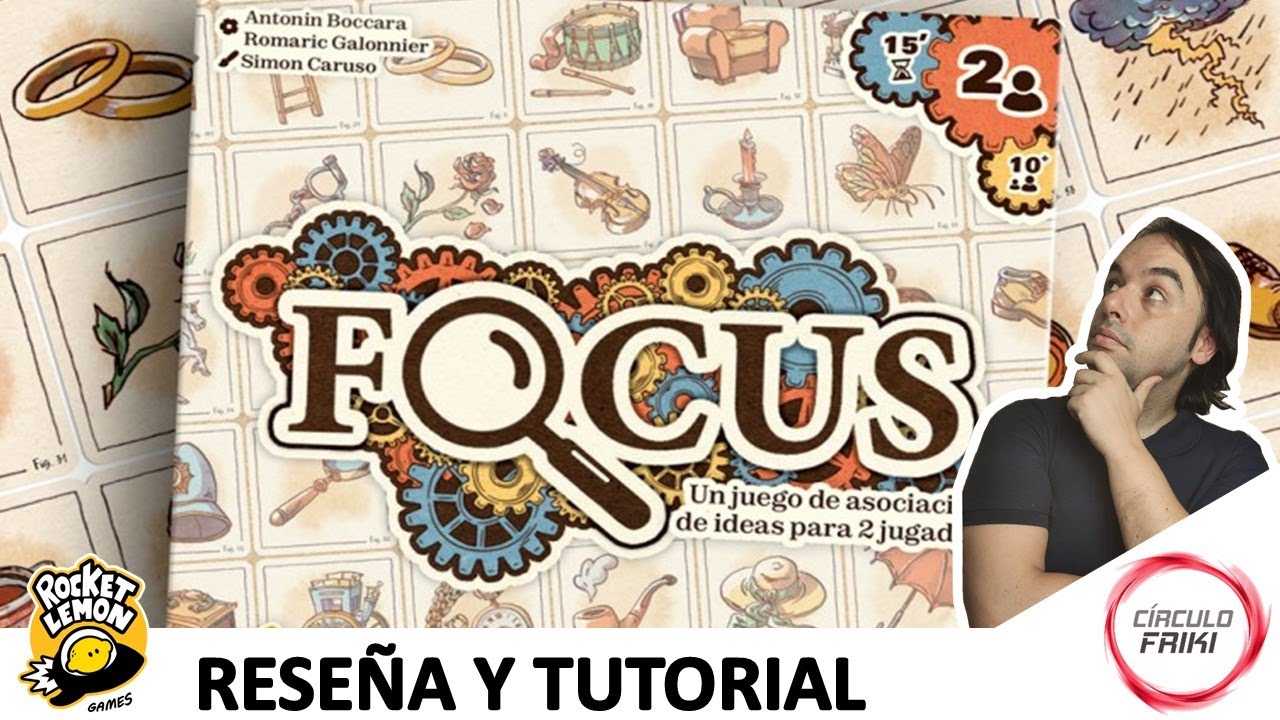 ⭕ FOCUS 🕵️&zwj;♂️ Rese&ntilde;a, C&oacute;mo se juega / Tutorial 🕵️&zwj;♂️ Juego de mesa - Rocket Lemon