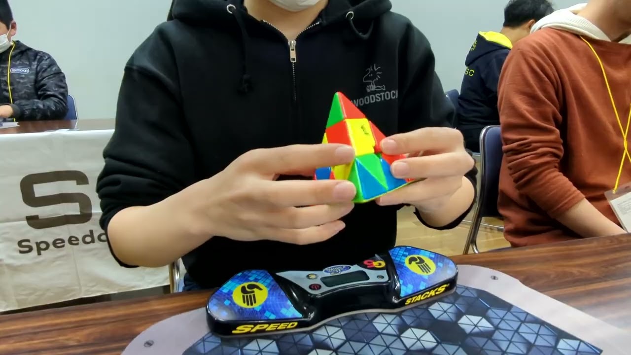 pyraminx avg PR 12.38 at Otsu Biwako Winter 2026