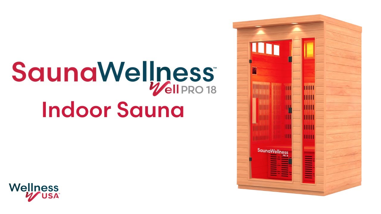 Discover the SaunaWellness WellPro 18 - Next Generation Infrared Sauna by Wellness USA