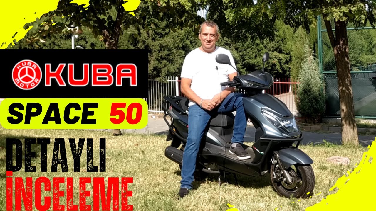 KUBA SPACE 50 cc Pro SCOOTER Detaylı İnceleme ve Test Sürüşü. #kuba #space50 #scooter