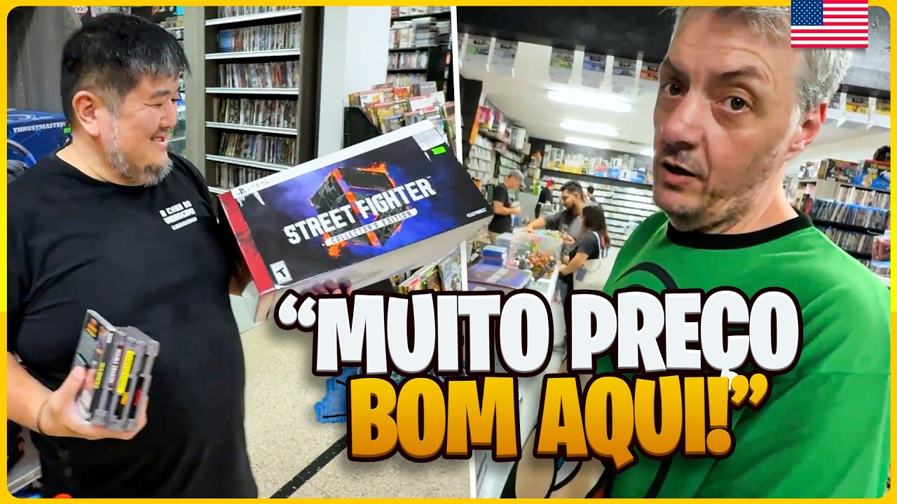FIZEMOS A BOA CA&Ccedil;ANDO RETRO NO FLEA MARKET NOS EUA!
