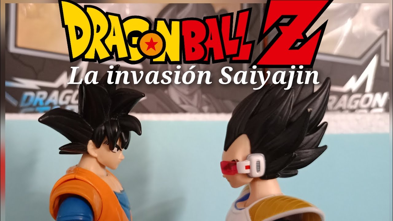 Dragon Ball Z: La invasión saiyayin capitulo 1 Goku vs Vegeta (stop motion)