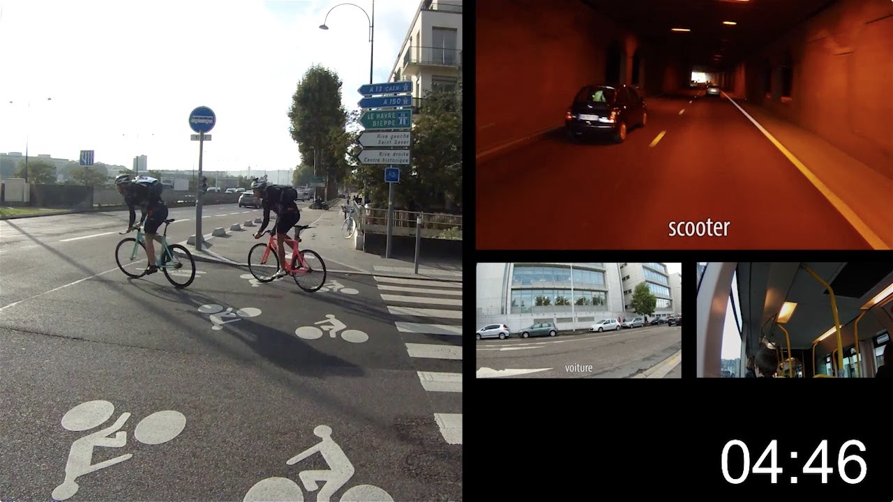 Comparatif modes de transports à Rouen (Paris Normandie)