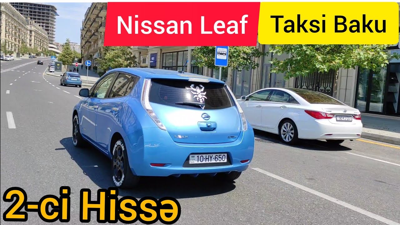 Nissan Leaf Elektromobil 2 ci hisse | 0-100 km/s test | Müsbət və mənfi tərəfləri