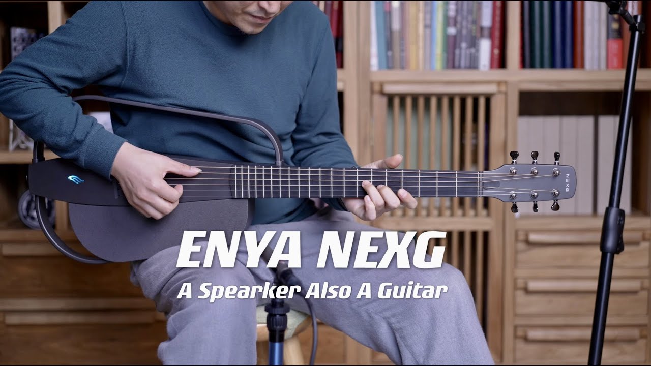 It is a full-range speaker and a guitar: Enya NEXG 它是台全频音箱 也是把吉他
