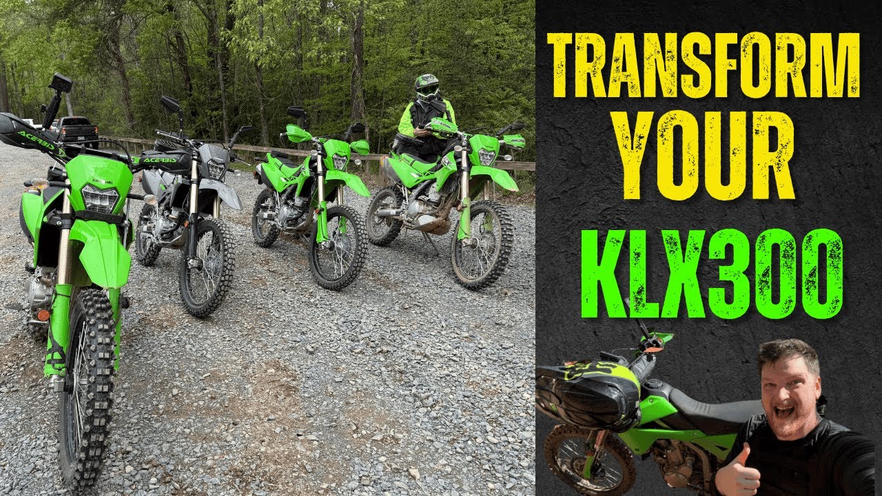 5 Favorite KLX 300 Upgrades and Mods!