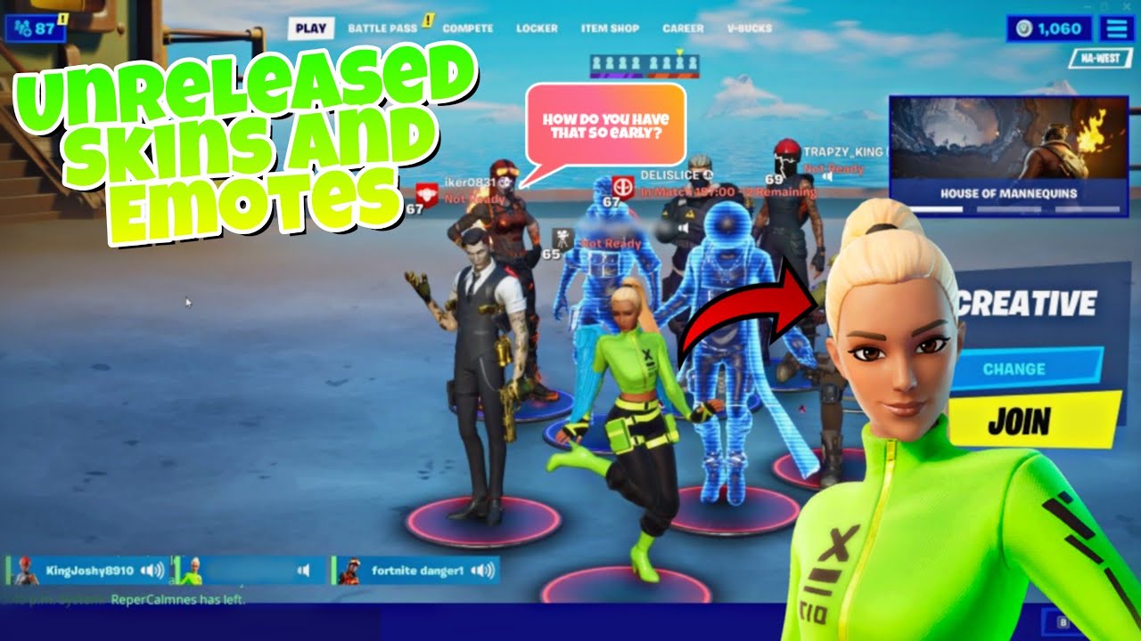 Players React to Unreleased Emotes in Fortnite