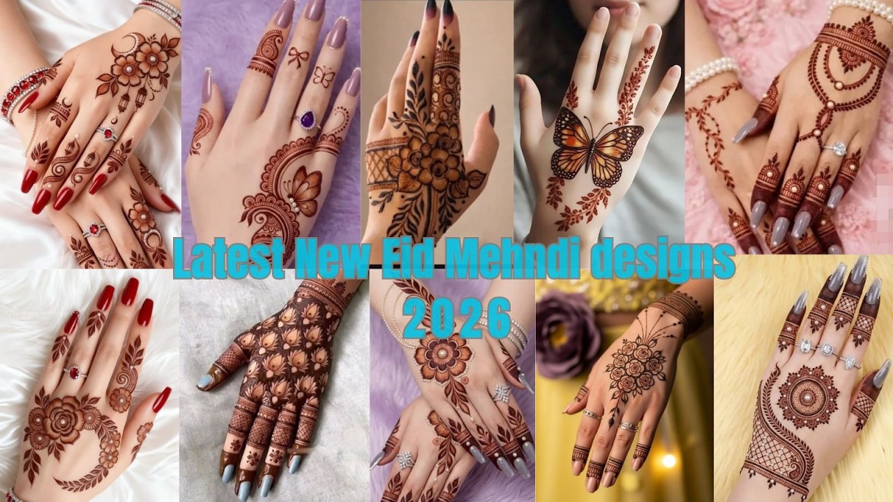 Eid mehndi design 2026 | back hand mehndi design simple easy and beautiful | simple mehndi design