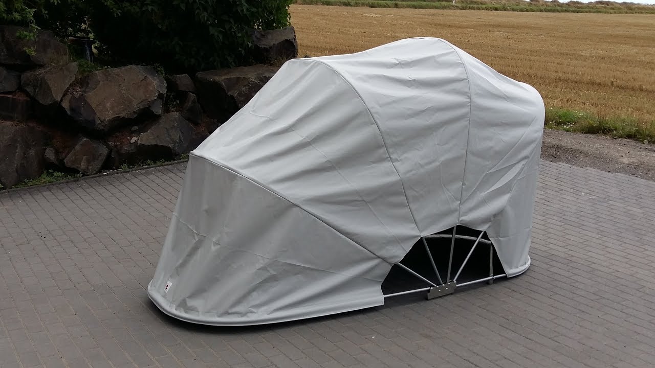 BIKEHOME - Die geniale Motorrad Faltgarage