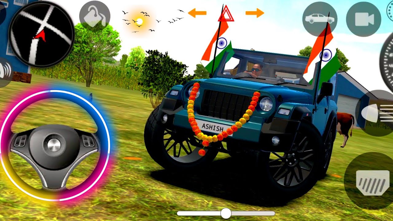 Dollar (song) car Simulator 3d Mahindra Army Thar 😈 Driving-Indian Car Simulator 2025