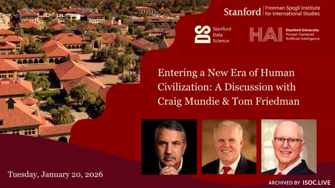 Entering a New Era of Human Civilization: A Discussion with Craig Mundie and Tom Friedman