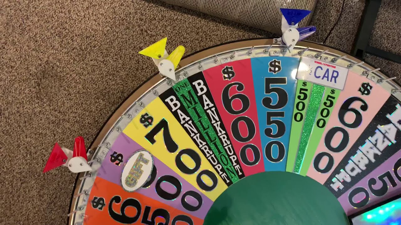 Mega 40” Wheel of Fortune - Home-Made Wheel - Update #6