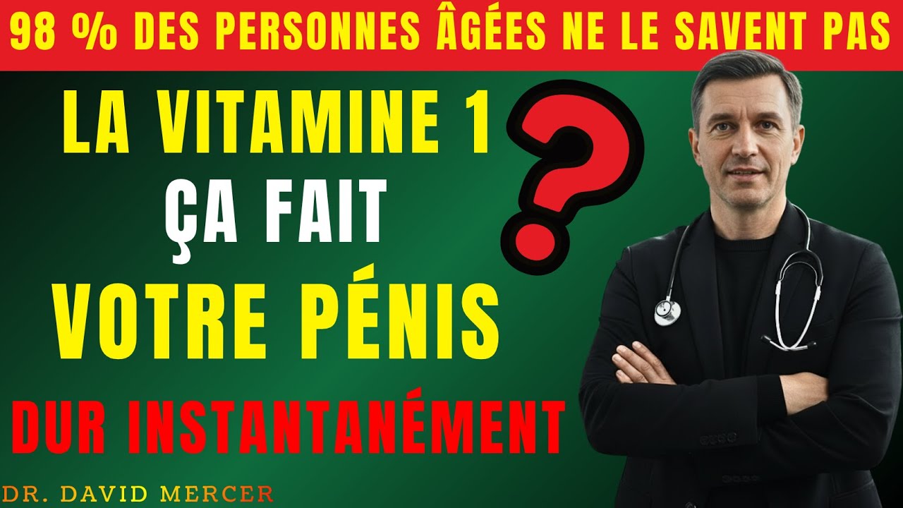 Hommes +50 : 1 Vitamine le Soir pour Puissance, Vigueur et Sommeil Profond | Dr David Mercer