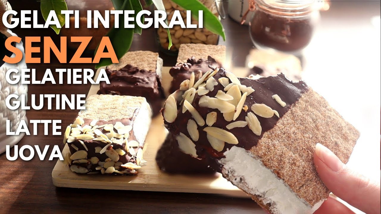 GELATO INTEGRALE SENZA GELATIERA SENZA UOVA SENZA LATTE CONDENSATO SENZA GLUTINE | RICETTA VELOCE