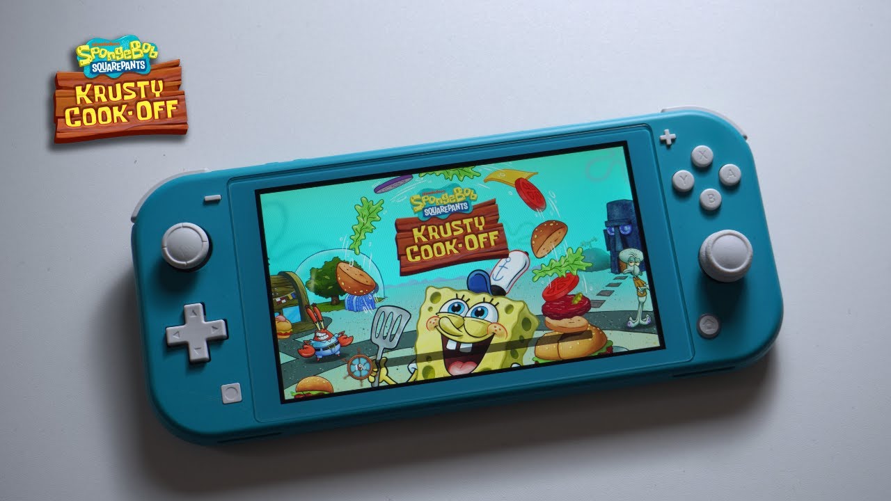 SpongeBob: Krusty Cook-Off 🎮 Gameplay Nintendo Switch Lite
